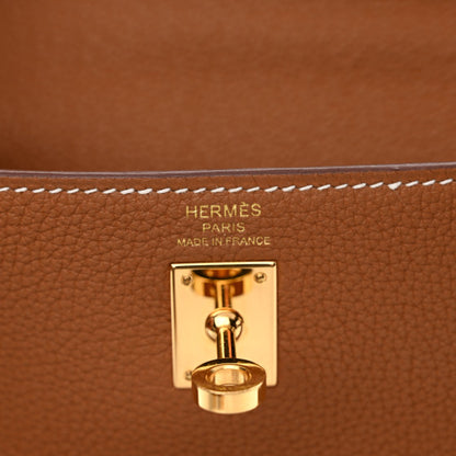 HERMES Togo Kelly Retourne 25 Gold