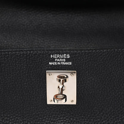 HERMES Togo Kelly Retourne 35 Bleu Indigo