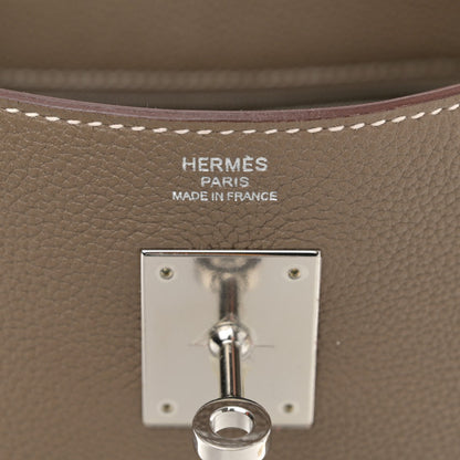 HERMES Togo Kelly Retourne 35 Etoupe