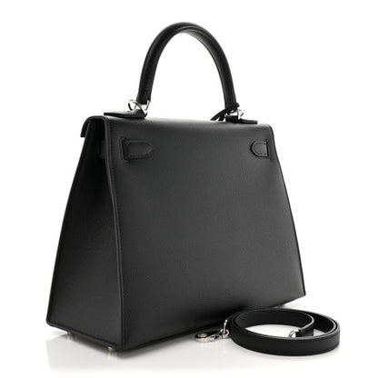 HERMES Epsom Kelly Sellier 28 Black