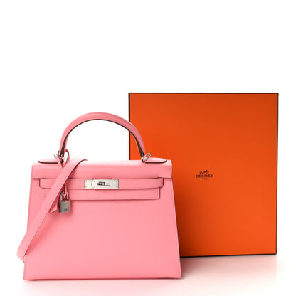 HERMES Epsom Kelly Sellier 28 Rose Confetti