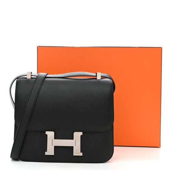 HERMES Epsom Constance 24 Black