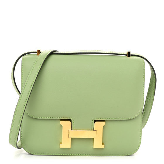 HERMES Swift Constance 18 Vert Criquet