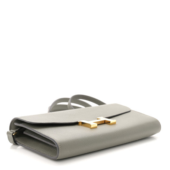 HERMES Epsom Constance Long To Go Wallet Gris Meyer