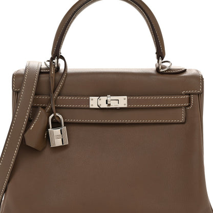 HERMES Swift Kelly Retourne 25 Etoupe