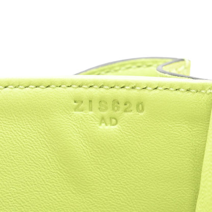 HERMES Matte Alligator Constance 18 Jaune Bourgeon