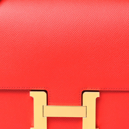 HERMES Epsom Constance 24 Rouge de Coeur