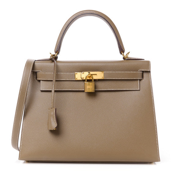 HERMES Epsom Kelly Sellier 28 Etoupe