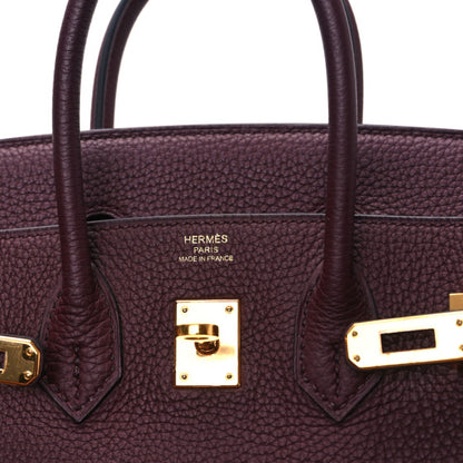 HERMES Togo Birkin 25 Bordeaux