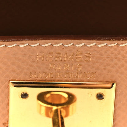 HERMES Courchevel Kelly Sellier 28 Sable