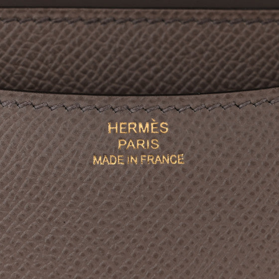 HERMES Epsom Constance 18 Etain