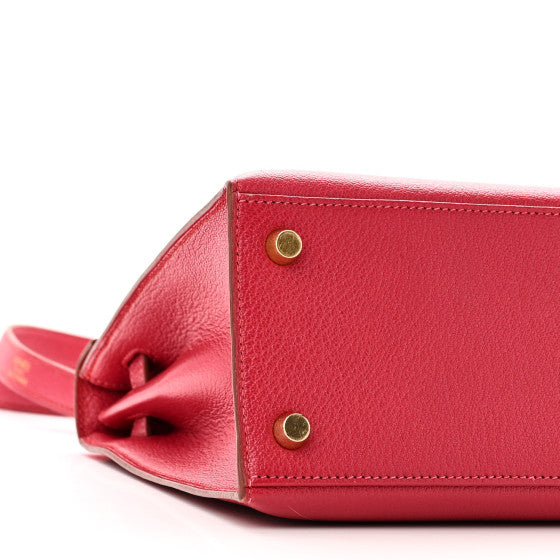 HERMES Chevre Kelly Sellier 25 Framboise