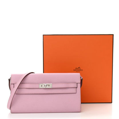 HERMES Epsom Kelly To Go Wallet Mauve Sylvestre