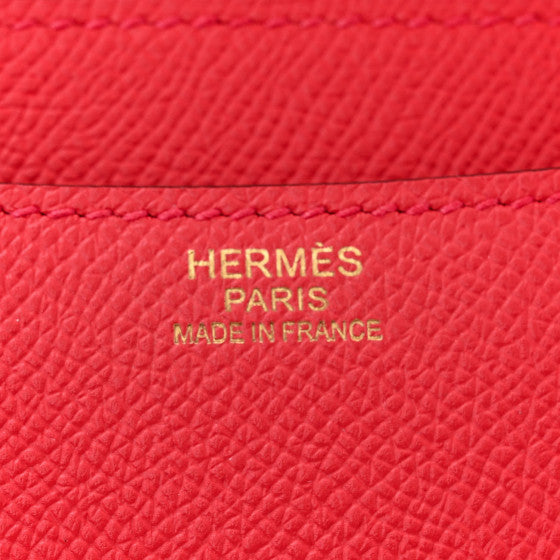 HERMES Epsom Constance 24 Rouge de Coeur