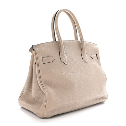 HERMES Togo Birkin 30 Gris Tourterelle