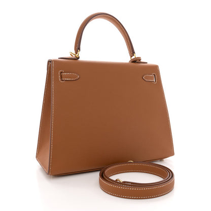 HERMES Epsom Kelly Sellier 25 Gold