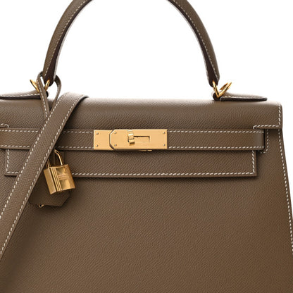 HERMES Epsom Kelly Sellier 28 Etoupe