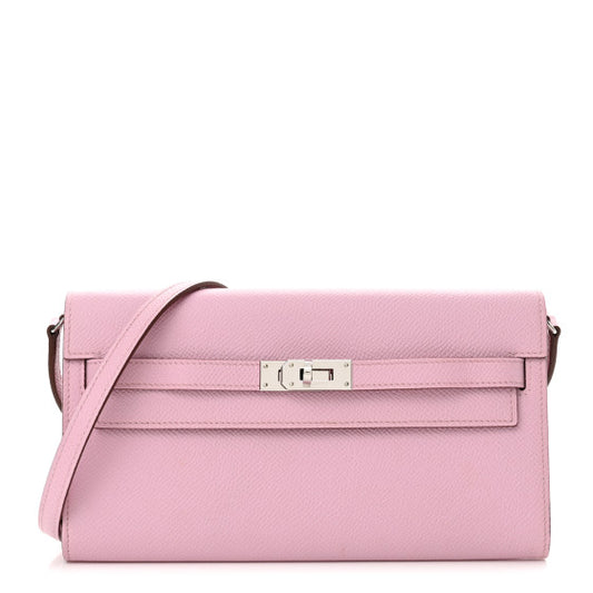 HERMES Epsom Kelly To Go Wallet Mauve Sylvestre