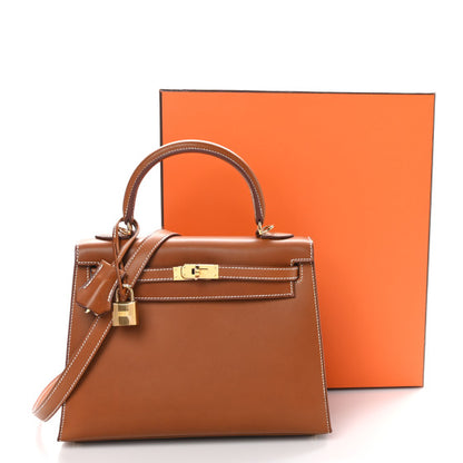 HERMES Barenia Kelly Sellier 25 Fauve