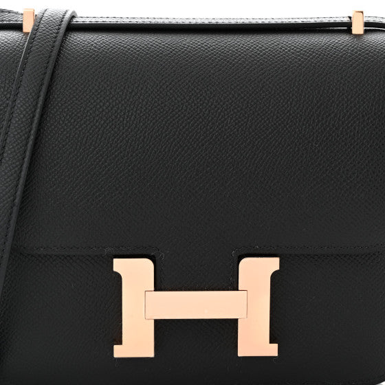 HERMES Epsom Constance 18 Black