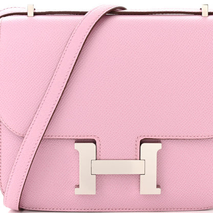 HERMES Epsom Constance 18 Mauve Sylvestre