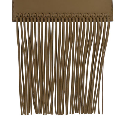 HERMES Swift Kelly Danse Anate Fringed Belt Bag Beige Marfa