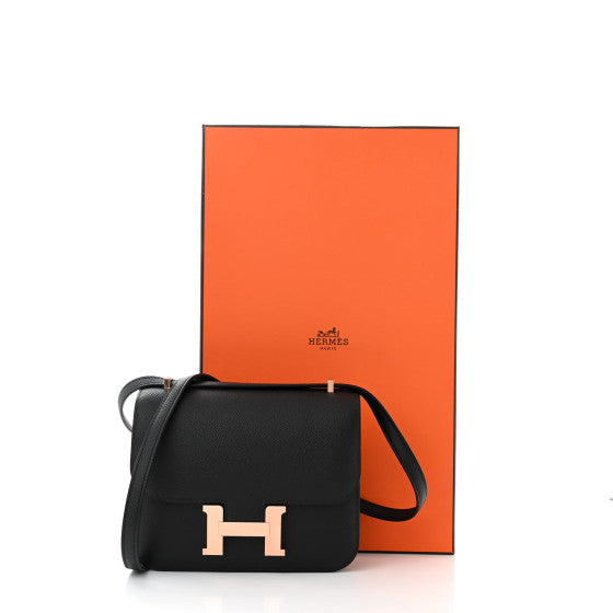 HERMES Epsom Constance 18 Black