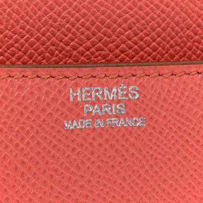 HERMES Epsom Constance 24 Rose Ete Terre Battue