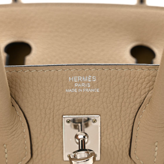 HERMES Togo Birkin 25 Trench