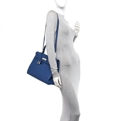 HERMES Togo Kelly Retourne 35 Bleu Brighton