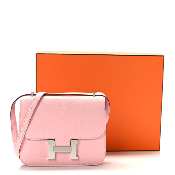 HERMES Chevre Mysore Constance 18 Rose Sakura