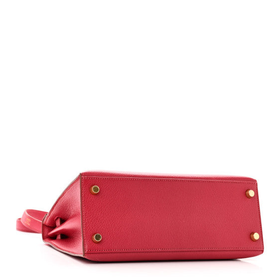 HERMES Chevre Kelly Sellier 25 Framboise