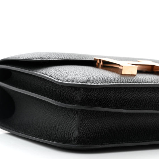 HERMES Epsom Constance 18 Black