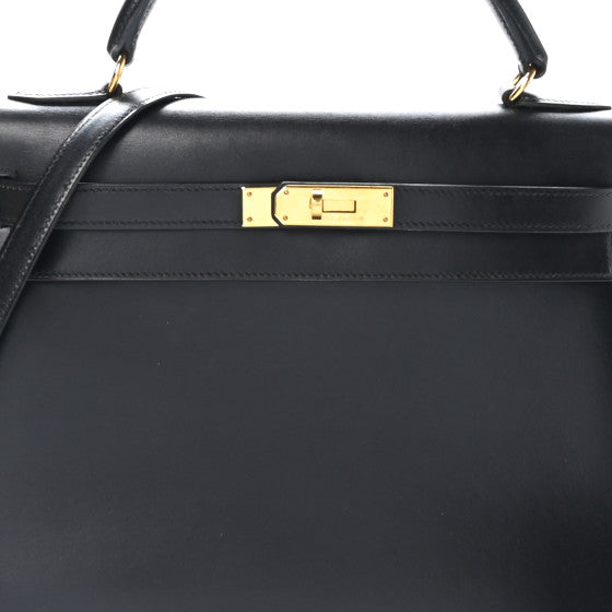 HERMES Box Kelly Sellier 32 Black