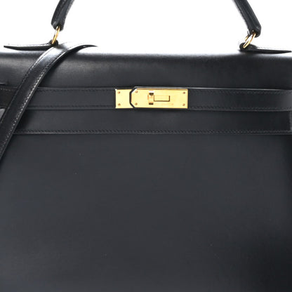 HERMES Box Kelly Sellier 32 Black