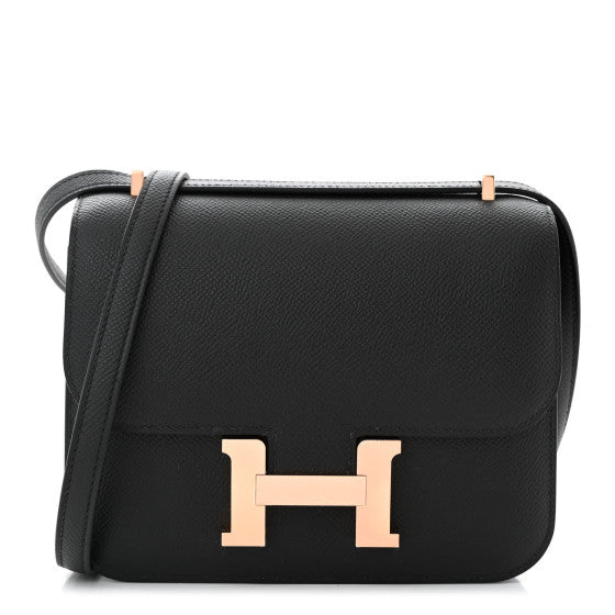 HERMES Epsom Constance 18 Black