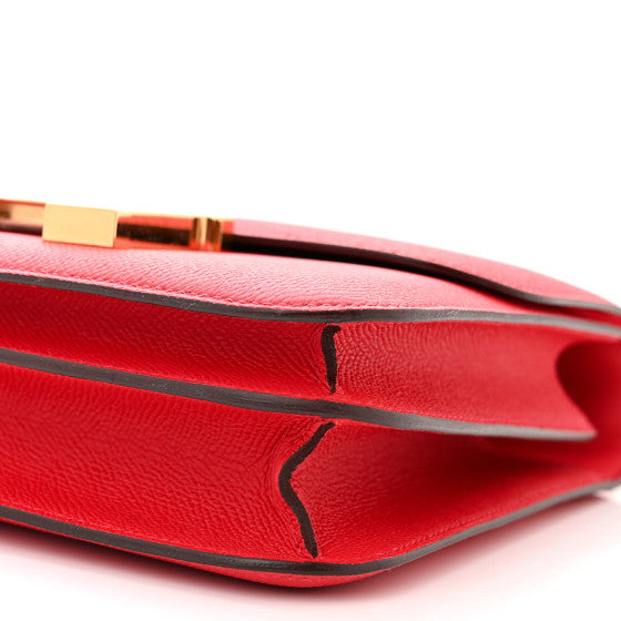 HERMES Epsom Constance 24 Rouge de Coeur