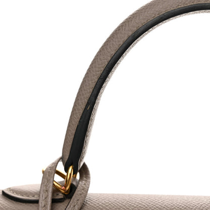 HERMES Epsom Kelly Sellier 25 Gris Asphalte