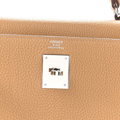 HERMES Togo Kelly Retourne 28 Biscuit