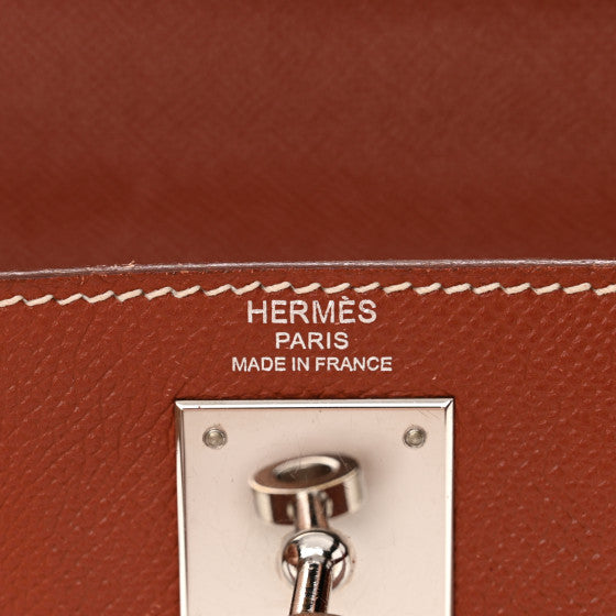 HERMES Epsom Kelly Retourne 28 Brique