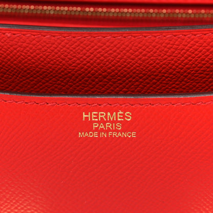 HERMES Epsom Constance 24 Rouge de Coeur