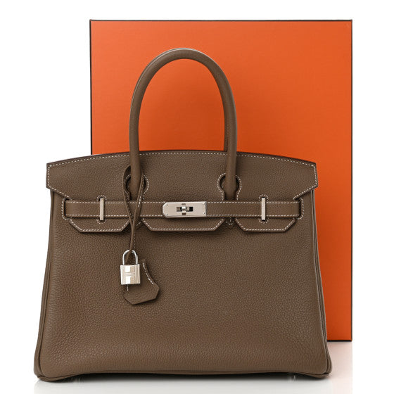 HERMES Togo Birkin 30 Etoupe