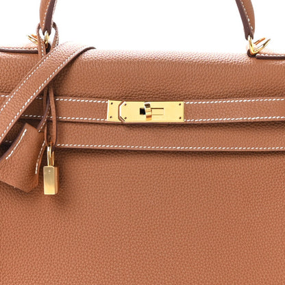 HERMES Togo Kelly Retourne 32 Gold