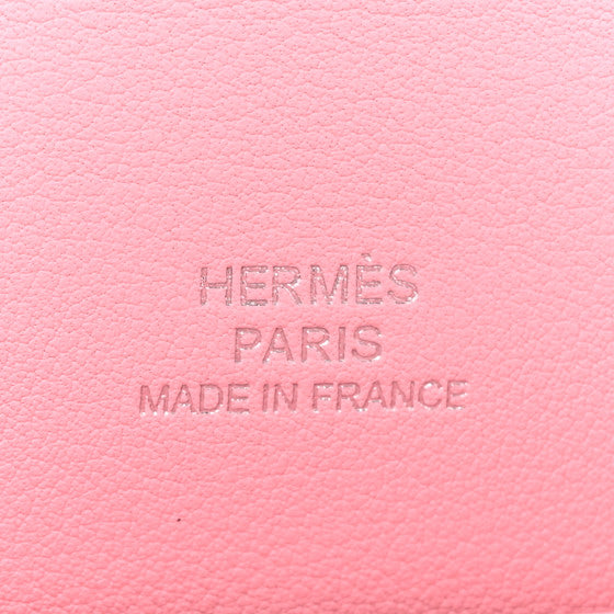 HERMES Swift Kelly Pochette Clutch Rose Sakura