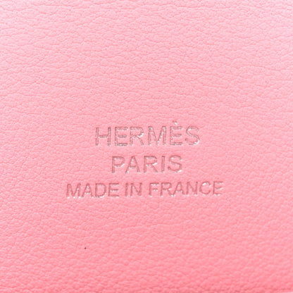 HERMES Swift Kelly Pochette Clutch Rose Sakura