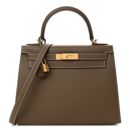 HERMES Epsom Kelly Sellier 28 Etoupe