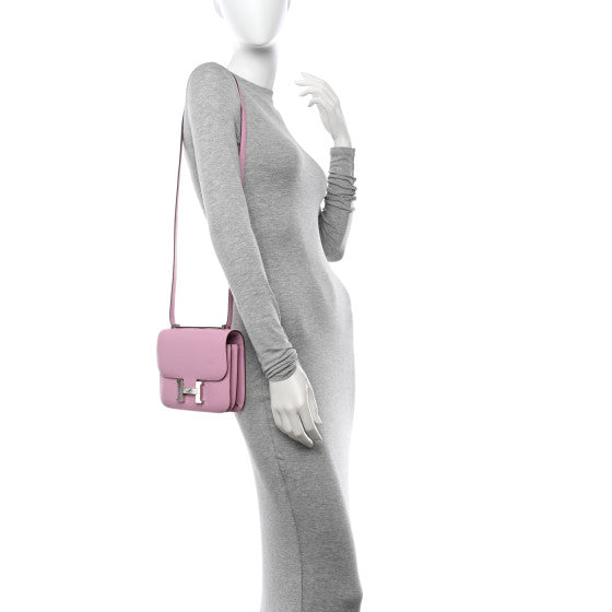 HERMES Epsom Constance 18 Mauve Sylvestre