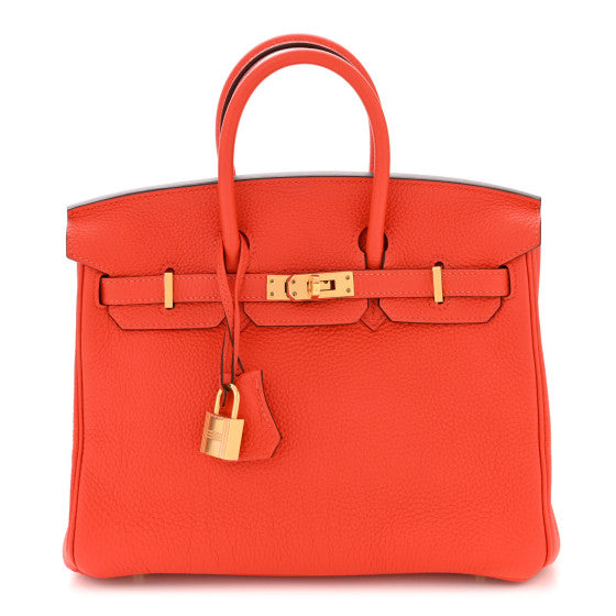 HERMES Togo Birkin 25 Capucine