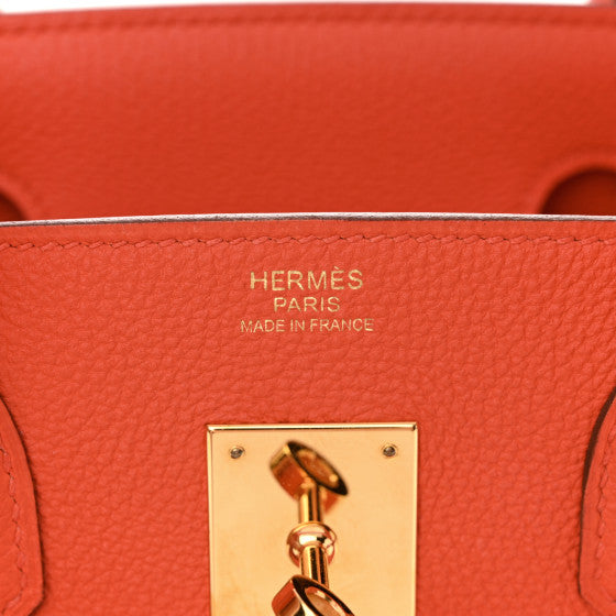 HERMES Togo Birkin 30 Rose Jaipur