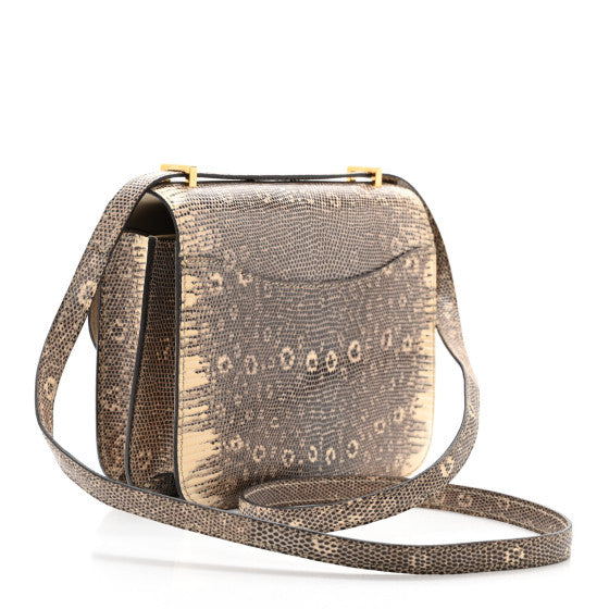 HERMES Lizard Constance 18 Ombre